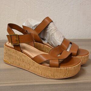 SARTO Tilly Ankle Strap Platform Wedge Sandal